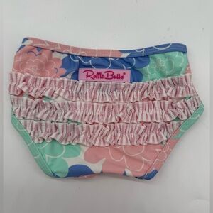 Ruffle Butts Floral Ruffle Diaper Cover - 🩷Size 12-18 M🩷